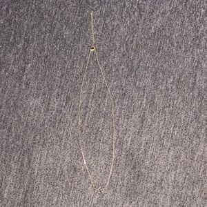 Elegant Gold Necklace with Aquarius sign